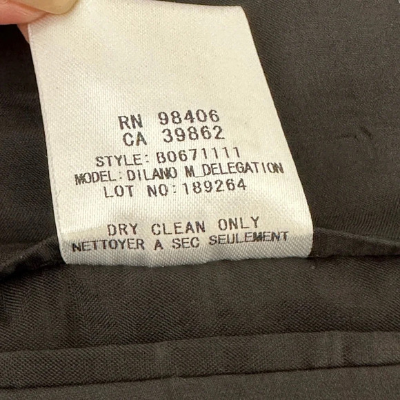 THEORY Virgin Wool Blazer Sport Coat Dilano M Delegation Gray Two Button, 42R - Picture 11 of 16